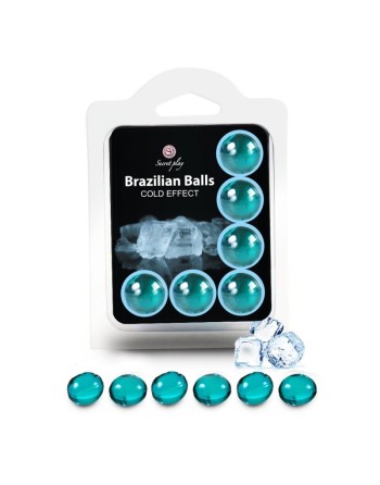 6 billes de massage brazilian balls  effet froid