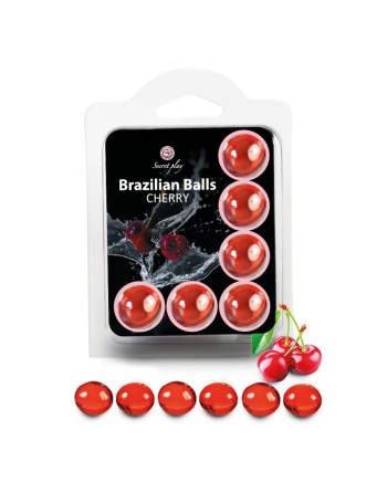 6 billes de massage brazilian balls au parfum cerise