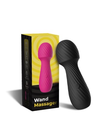  de vibromasseur de massage noir en avec 9 modes de vibrations, marque dreamy toys
