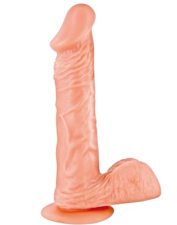  real body : grand gode veiné testicules 23cm